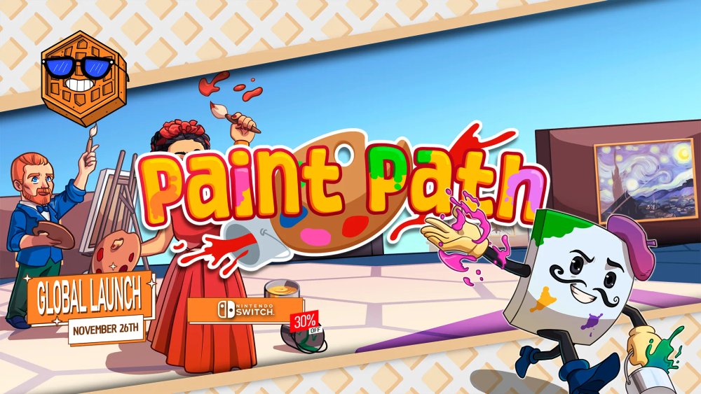 🎨 NEW LAUNCH + GIVEAWAY! 💎
Paint Path is now available on Nintendo Switch!
Every step is a brushstroke in this cozy pixel-art puzzle adventure. Walk, paint, and find the right painters across beautiful hex-based maps!

How to enter the GIVEAWAY:
🎨 Like + RT
🖌️ Follow us
👤 Tag