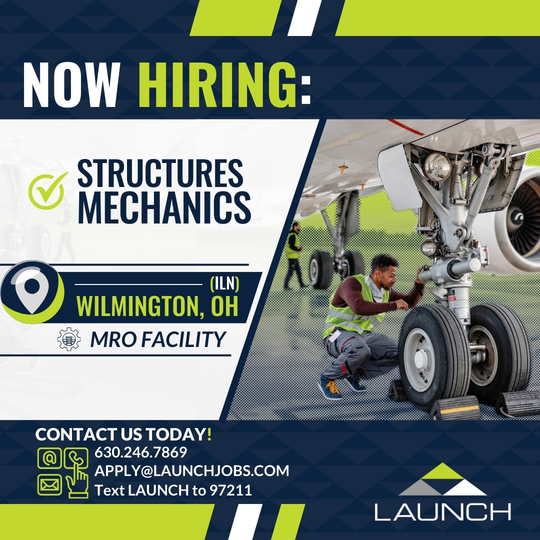 LAUNCHTWS's tweet image. APPLY FROM OUR WEBSITE:
launchtws.com/jobs/32571/ap-…

#GoWithLAUNCH #weleadwepartnerwecare #structures #mechanics #technicians #avionics #interiors #install #maintenance #repair #overhaul #sheetmetal #aerospace #aircraft #aviationjobs #commercialaircraft