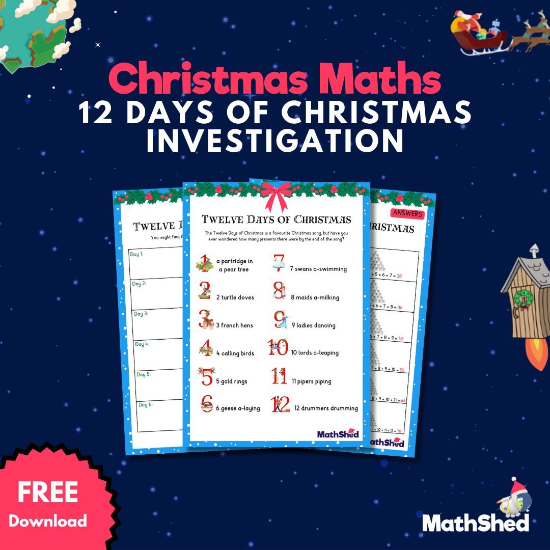 mathshed's tweet photo. 🎅🚀🎁 December is just a few sleeps away. Don't miss out on these FREE festive resources from MathShed.
👉 Download yours for FREE at https://t.co/31XEYwYfsT
#maths #mathsteachers #mathsresources #mathshed https://t.co/38J6PwrcU6