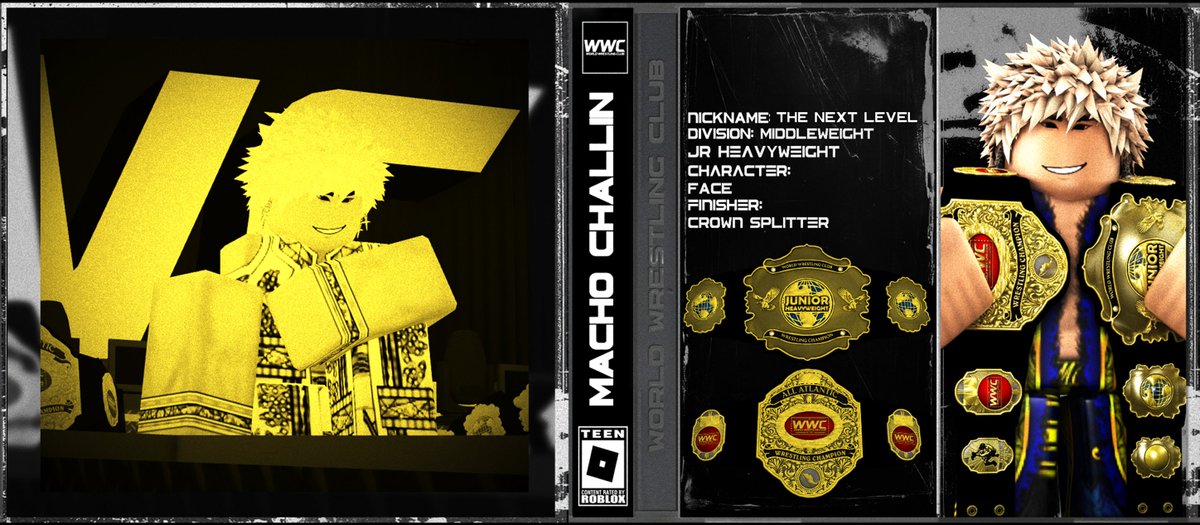 I don’t need to tell you I’m the future… the belts already did.

#TheNextLevel #Challin2025 <a href="/WWCROBLOX/">☆ WWC ☆</a>