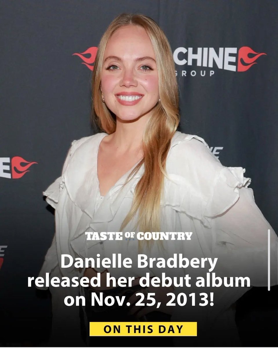 Taste Of Country with the reminder, DB released her 1st album 12 years ago