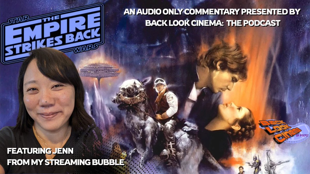 BackLookCinema's tweet image. Did you know: Mark Hamill had to bang his head 16 times on the ceiling of Yoda's hut before director Irvin Kershner was satisfied and that, @mystreamingbubble, Jenn, is back to share her memories of Empire?!? #StarWars