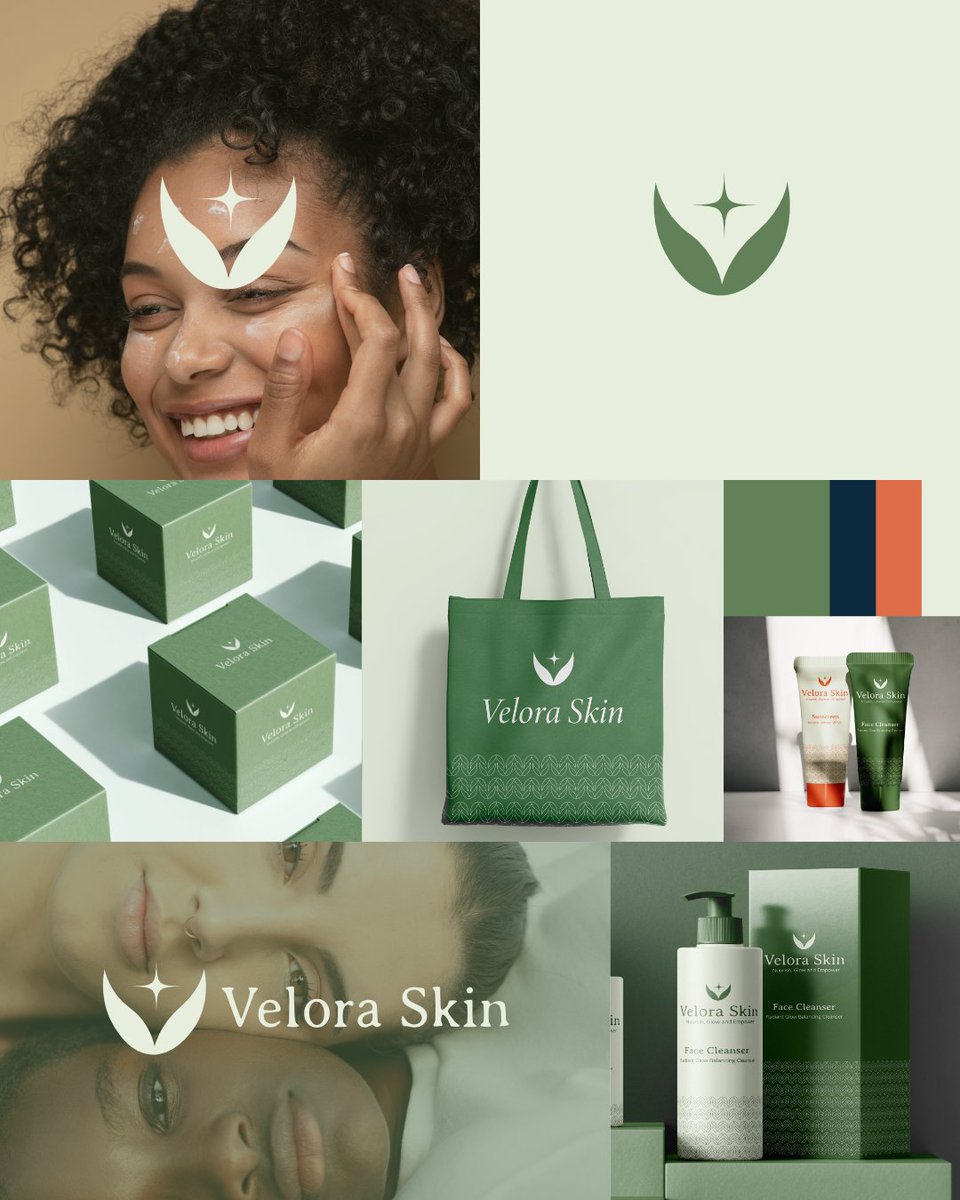 iamjessieyung's tweet image. Logo and packaging design for velora skin 

#skincare #logodesign #packagingdesign #branddesign