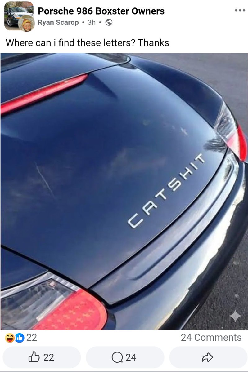 LeonardRobot's tweet image. Boxster FB is great