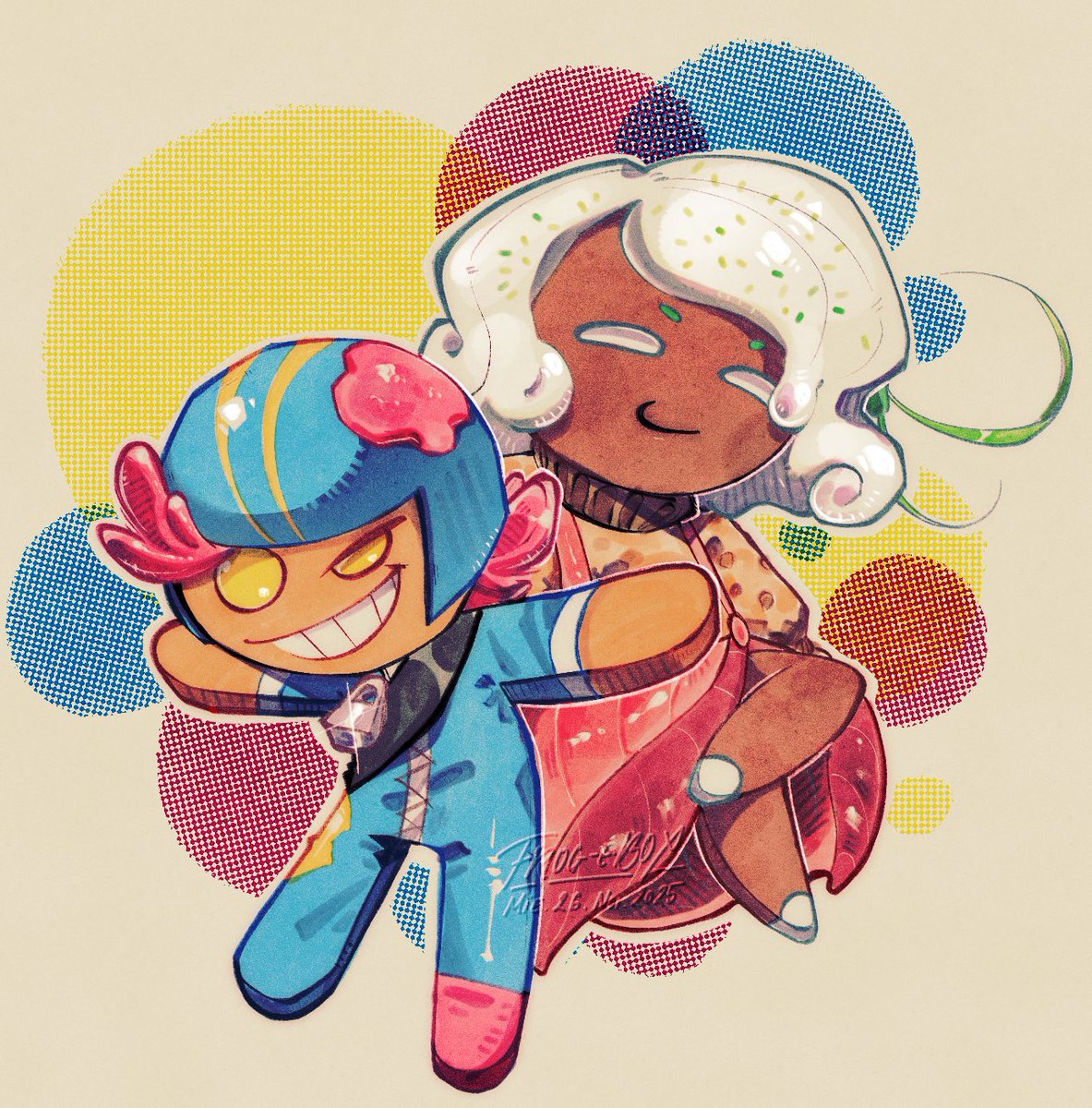 Art trade with <a href="/MetroClownMP4/">TUNA ˙ᵕ˙ (COMMS OPEN)</a> !!! 
#cookierunoc #cookierunkingdom