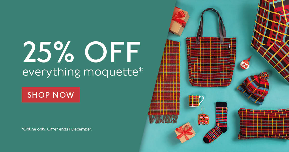 ltmuseum's tweet photo. Get decked out in the iconic fabric of London for less. 25% off everything moquette this Black Friday weekend!

https://t.co/6UeY9n2iYa https://t.co/asVWhKRj3V