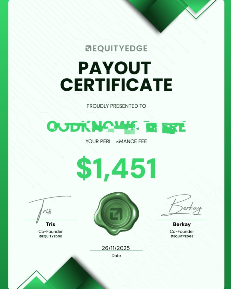 Thank you for the swift payment process <a href="/EquityEdgeUK/">Equity Edge</a> 

A reliable firm that i recommend 👌