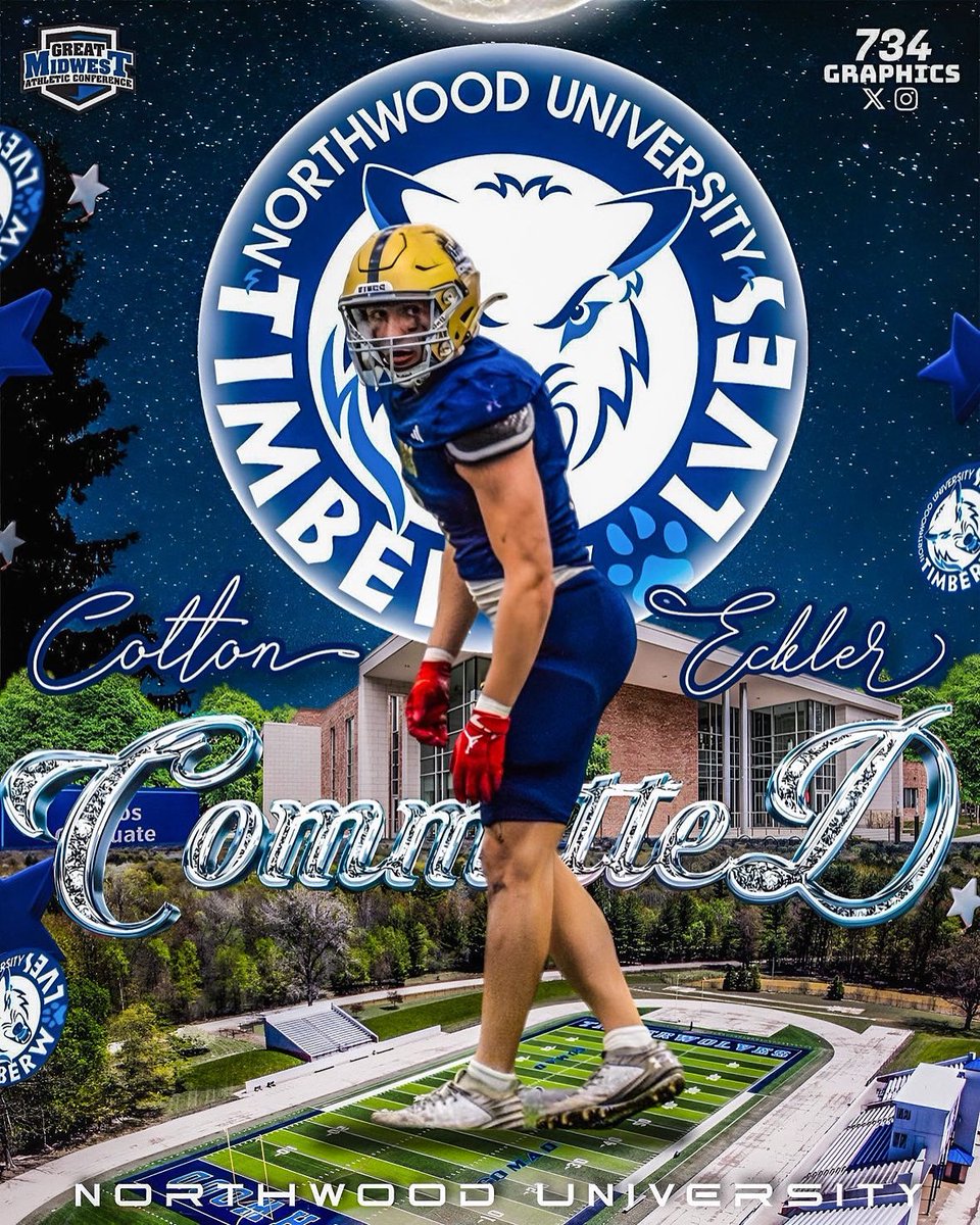 ColtonEckler's tweet image. After many prayers and conversations I am blessed to say I am 100% committed to @Northwoodfball @CoachBeurer @CoachJ_Sweeney 🐺