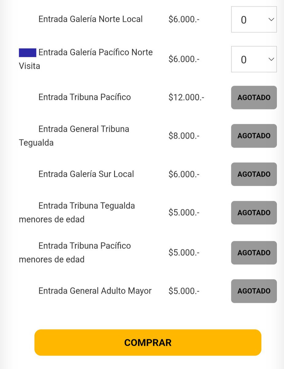 Últimas norte disponible 🦁💜