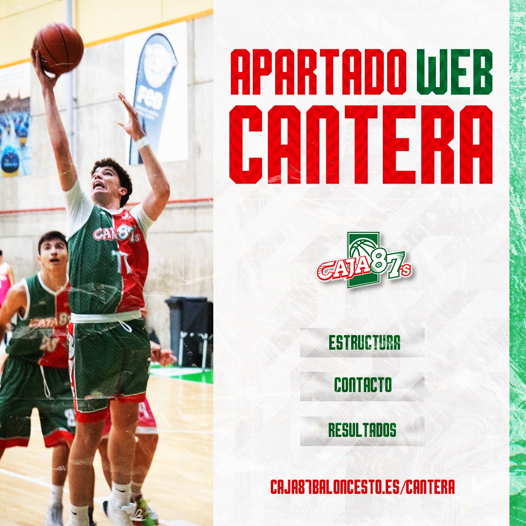 caja87basket's tweet image. 🔥 ¡NUEVA SECCIÓN WEB DEDICADA A NUESTRA CANTERA! 🔥

En Caja87 seguimos creciendo, y hoy damos un paso más habilitando un apartado exclusivo en nuestra web para todo lo relacionado con nuestra cantera.

👉🏼 caja87baloncesto.es/cantera/