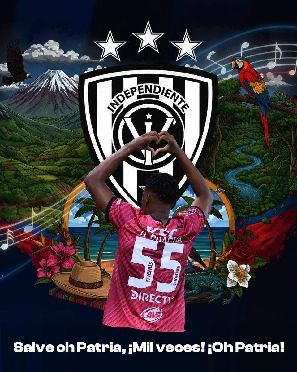 Hoy conmemoramos el Día del Himno Nacional del 🇪🇨 uno de los símbolos más importantes de nuestra identidad y unidad 🫶
🎶 ¡𝑺𝒂𝒍𝒗𝒆, 𝒐𝒉 𝑷𝒂𝒕𝒓𝒊𝒂, 𝒎𝒊𝒍 𝒗𝒆𝒄𝒆𝒔!  ¡𝑶𝒉 𝑷𝒂𝒕𝒓𝒊𝒂! ¡𝑮𝒍𝒐𝒓𝒊𝒂 𝒂 𝒕𝒊!🎶