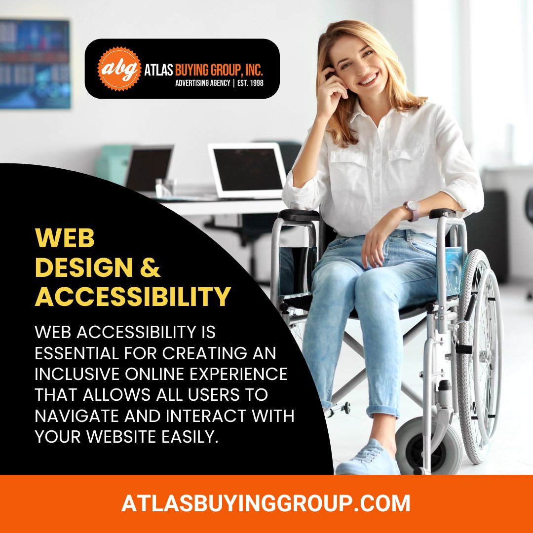 AtlasBuyingGrp's tweet image. Creating an inclusive digital experience isn’t optional anymore — it’s essential. 

Our team builds ADA-friendly, accessible websites that make it easy for everyone to navigate, interact, and connect with your brand.

AtlasBuyingGroup.com

#WebAccessibility #InclusiveDesign