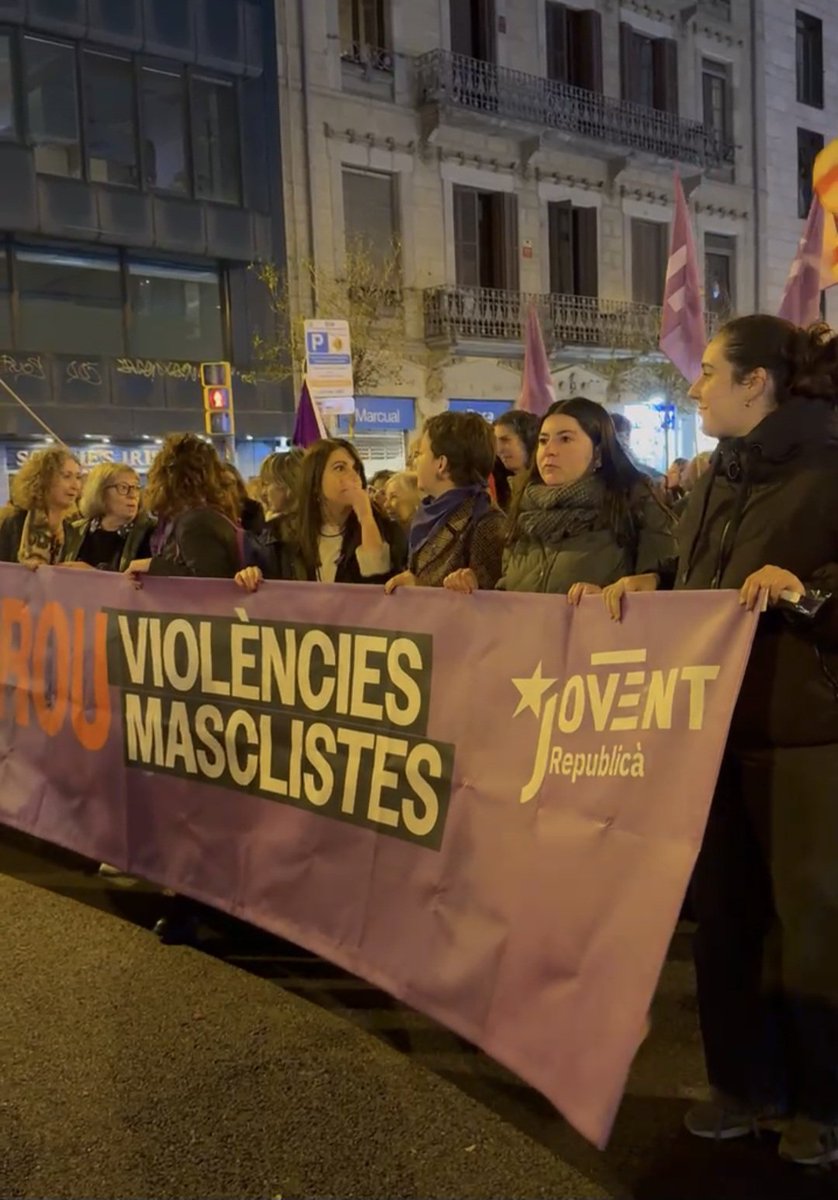 🟣 Ahir, 25 de Novembre, vam sortir al carrer a manifestar-nos pel Dia Internacional per a l’Eliminació de la Violència contra les Dones.
