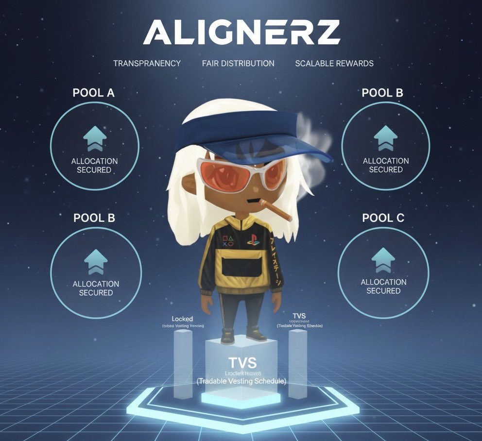 skullrichy's tweet image. Quick one, if you want to trade TVS properly, stop thinking NFT and start thinking bond.

That’s the whole secret.

@Alignerz_  basically works like a digital bond system:

•First, TVSs are sold during the IWO (that’s the “bond auction”).
•After that, they move P2P on…