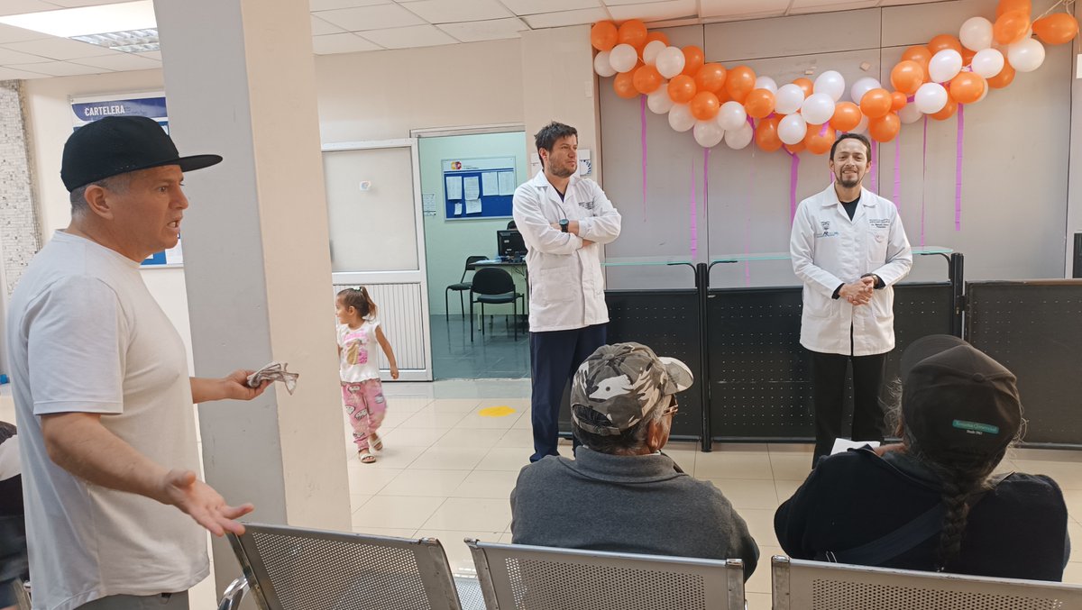 Los servicios de Salud mental y Trabajos Social dirigieron una charla a los usuarios, en el marco de los 16 días de activismo contra la violencia de género, destacando que: “Donde hay respeto y equidad, no hay espacio parala violencia”. #ElNuevoEcuador