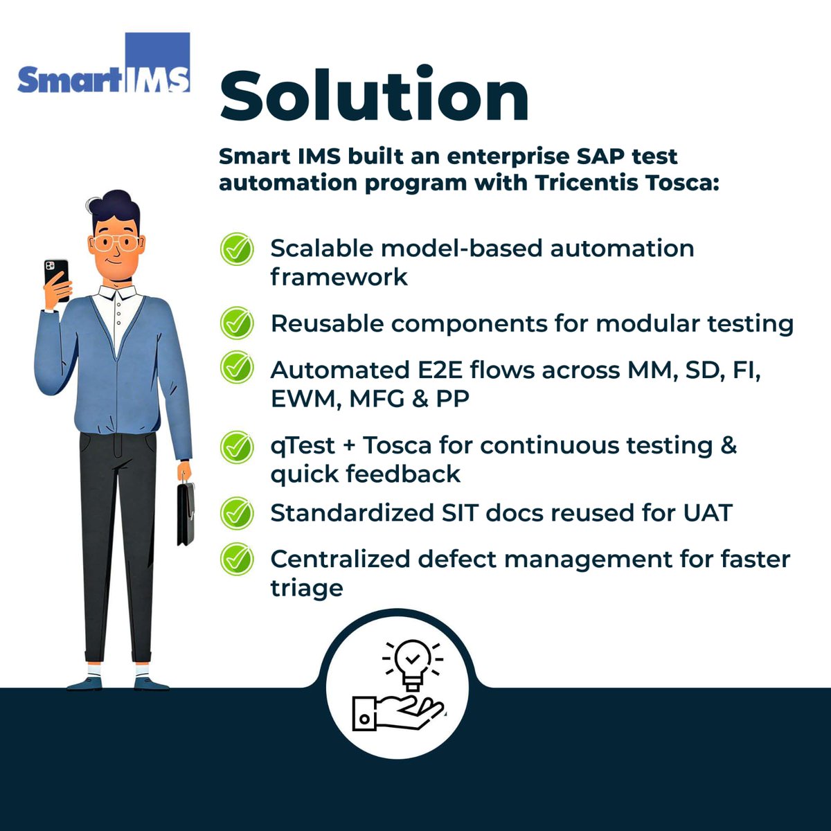 Smart_IMS's tweet image. Empowering a global packaged food leader with faster, smarter SAP releases through test automation.

With rapid growth and complex operations, manual testing wasn’t enough—Smart IMS enabled scalable, high-quality, automated SAP validation.

#SmartIMS #SAP #DigitalTransformation