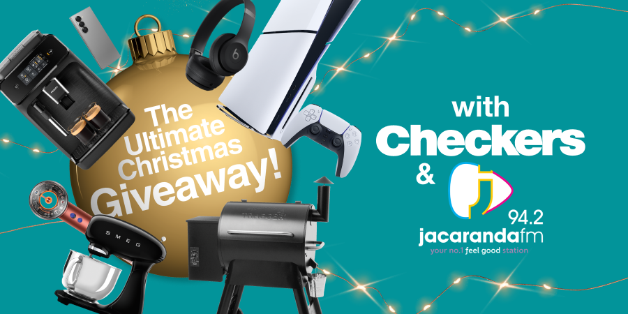Got 60 seconds to turn into R10K?!

Play The Ultimate Christmas Giveaway with <a href="/CheckersSA/">Checkers</a> and <a href="/jacarandafm/">Jacaranda FM</a> &amp; win up to R10K in vouchers to splurge on Dyson, Smeg &amp; more!

WhatsApp ‘Checkers’ to 084 850 0942 now.

Xtra Savings = extra rewards.

Ts &amp; Cs on jacarandafm.com