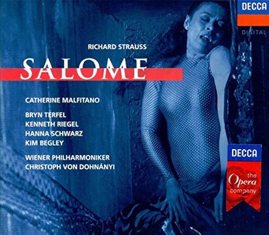 𝔇𝔬𝔥𝔫𝔞́𝔫𝔶𝔦 / R.Strauss : Salome, #NowPlaying.  Dohnányiのウィーン-boxから。メインキャストが殆ど同じのROHでの映像DVDとは違いこれはVPOでの1994年の録音。ROHと解釈上の相違はなく、Dohnányiらしい堅実な指揮ぶり。主役のMalfitanoも悪くないが、もう少しエキセントリックさが欲しいかも