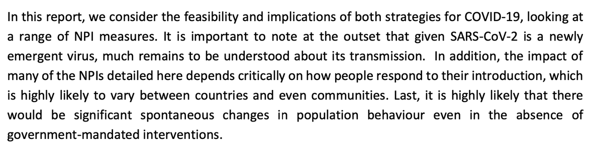 gillott_john's tweet photo. @DanielJHannan Still pushing this long- and easily-refuted claim? Amazing after all this time. The large numbers were for the hypothetical scenario of zero mitigation, which no-one expected to happen, including Ferguson (see below). Then in fact Sweden did quite a lot (also see below). https://t.co/ZWAYfThFTG