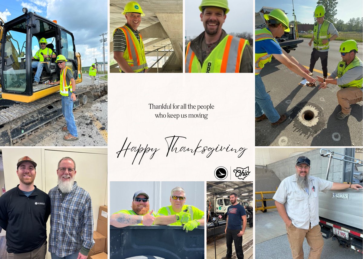 Giving thanks to all the people who keep us moving! Wishing you a safe holiday weekend. #WorkerWednesday