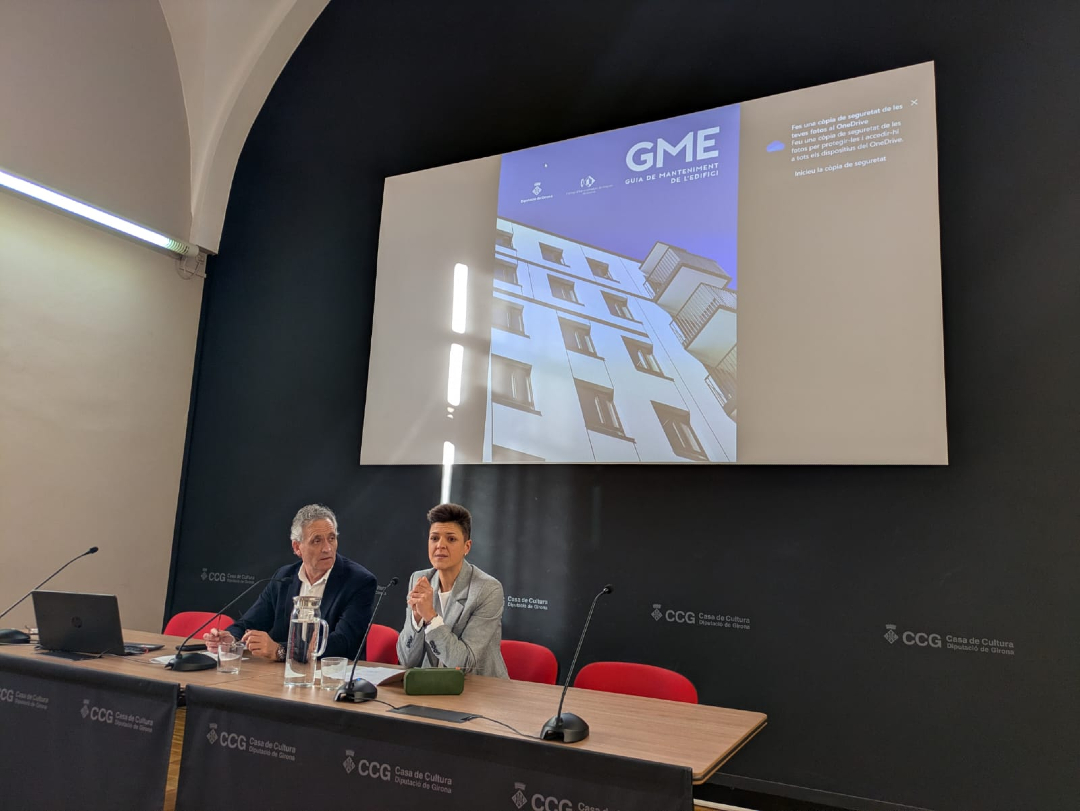 COACGirona's tweet image. ➡️ El president del #COACGirona, Marc Riera, participa a la Jornada &apos;Manteniment dels Edificis d’Habitatge i la Planificació Estratègica de la Rehabilitació 2025&apos;

🏢 Ha tractat els reptes clau de la rehabilitació i la importància del manteniment preventiu del parc d’habitatges.