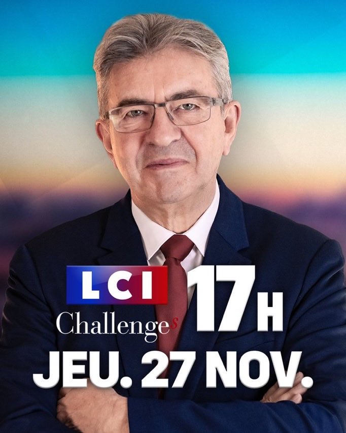 PsyGuy007's tweet image. 🚨 🇫🇷 Allez-vous regarder Jean-Luc Mélenchon demain sur LCI ?

🅰️. OUI
🅱️. NON