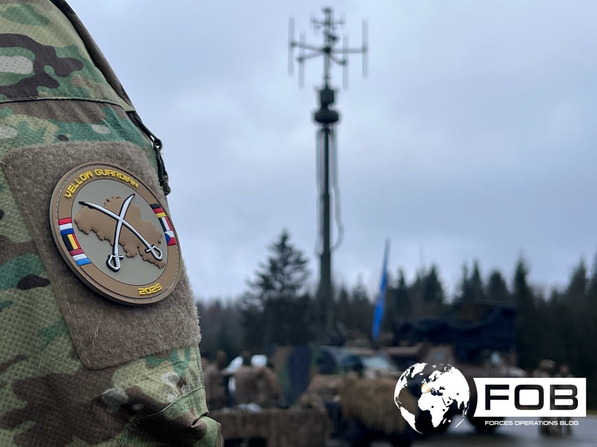 ForcesOperation's tweet image. Météo typiquement belge pour les 820 militaires 🇧🇪🇫🇷🇱🇺🇳🇱🇨🇿🇩🇪 sur le point d&apos;entamer l&apos;exercice Yellow Guardian 25

➡️Leur mission ? Reconnaître le terrain &amp;amp; aller chercher du renseignement sur un ennemi à parité, le tout dans un fuseau de 80 x 100 km à travers le massif ardennais