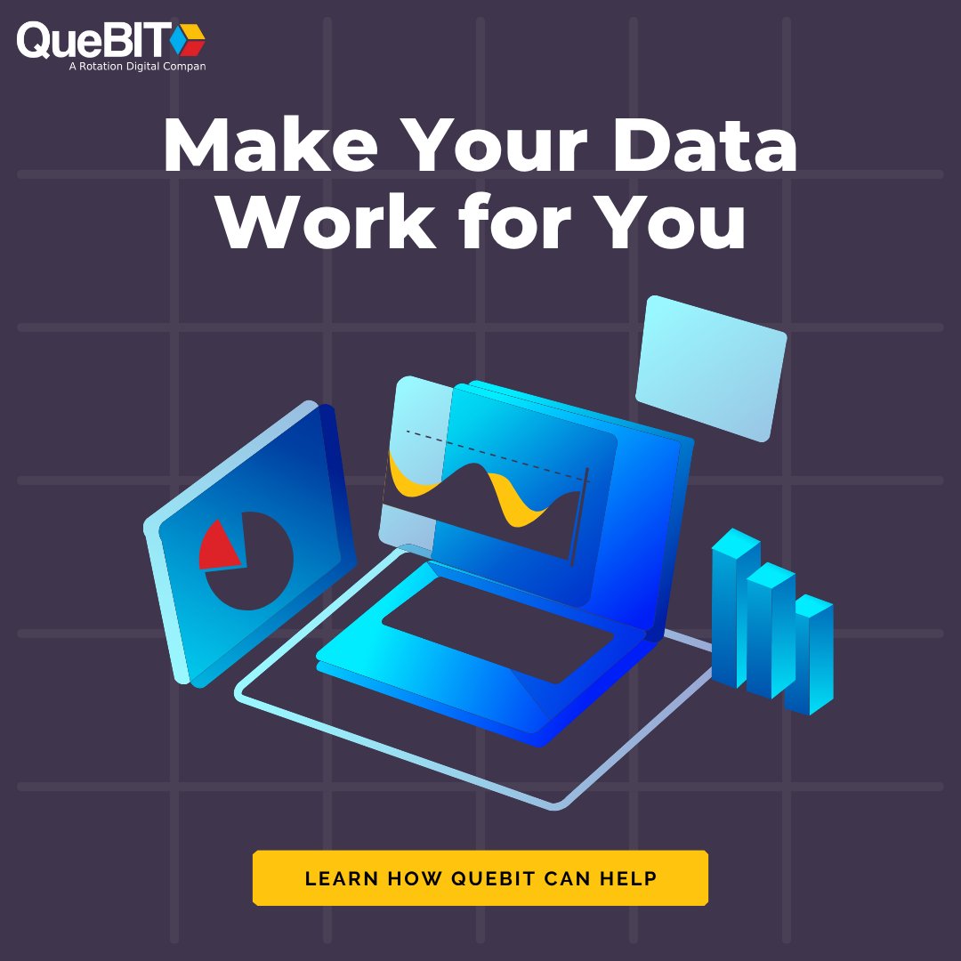 AskQueBIT's tweet image. Your data should drive decisions, not delays.

QueBIT helps you unify, clean, and manage your data so planning, forecasting &amp;amp; reporting run seamlessly.

🔗 hubs.ly/Q03QWgqj0

#DataManagement #Analytics #QueBIT