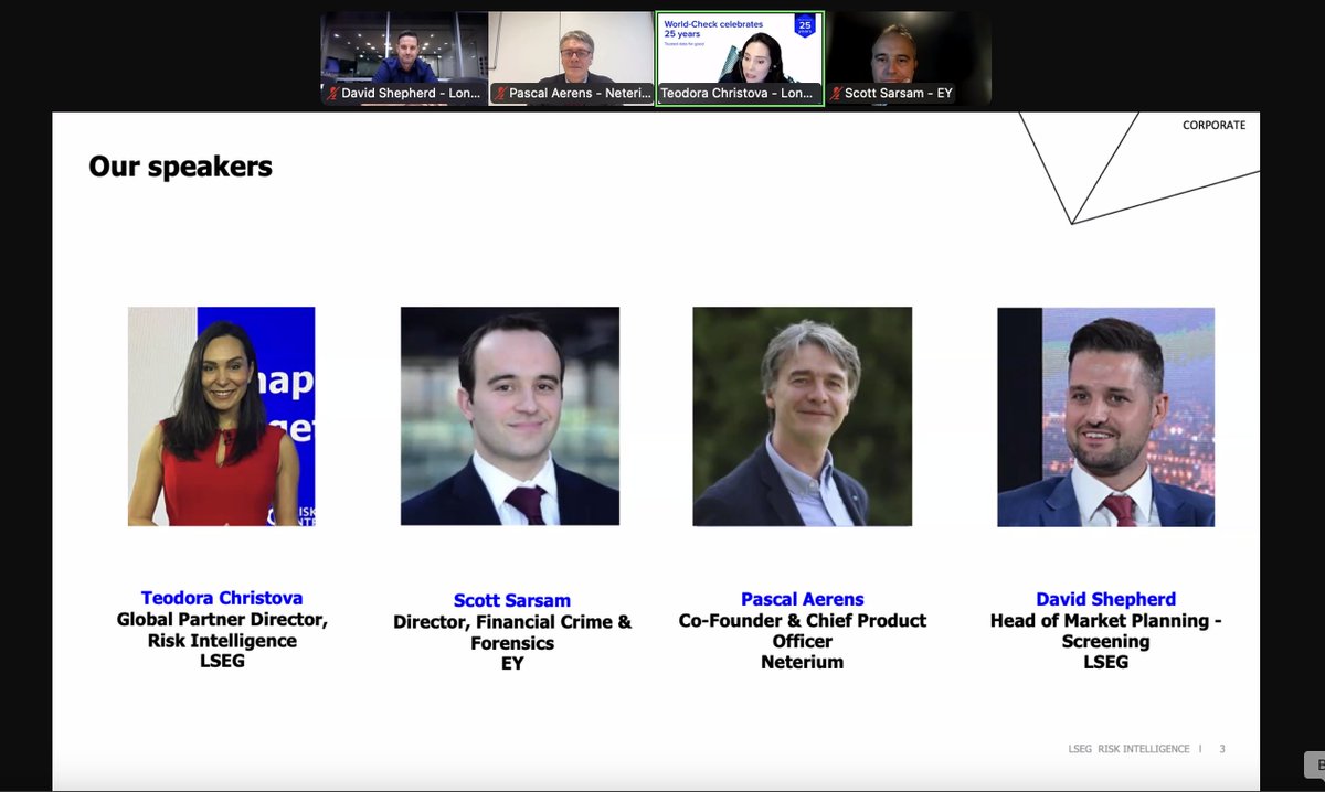 neterium's tweet image. Throwback Wednesday to last week’s @LSEGplc Risk Intelligence webinar: 𝘖𝘱𝘦𝘳𝘢𝘵𝘪𝘯𝘨 𝘢𝘵 𝘵𝘩𝘦 𝘚𝘱𝘦𝘦𝘥 𝘰𝘧 𝘊𝘳𝘪𝘮𝘦

🙏 to LSEG for inviting @neterium to share insights
👁️linkedin.com/feed/update/ur…

#FCC #Partnership