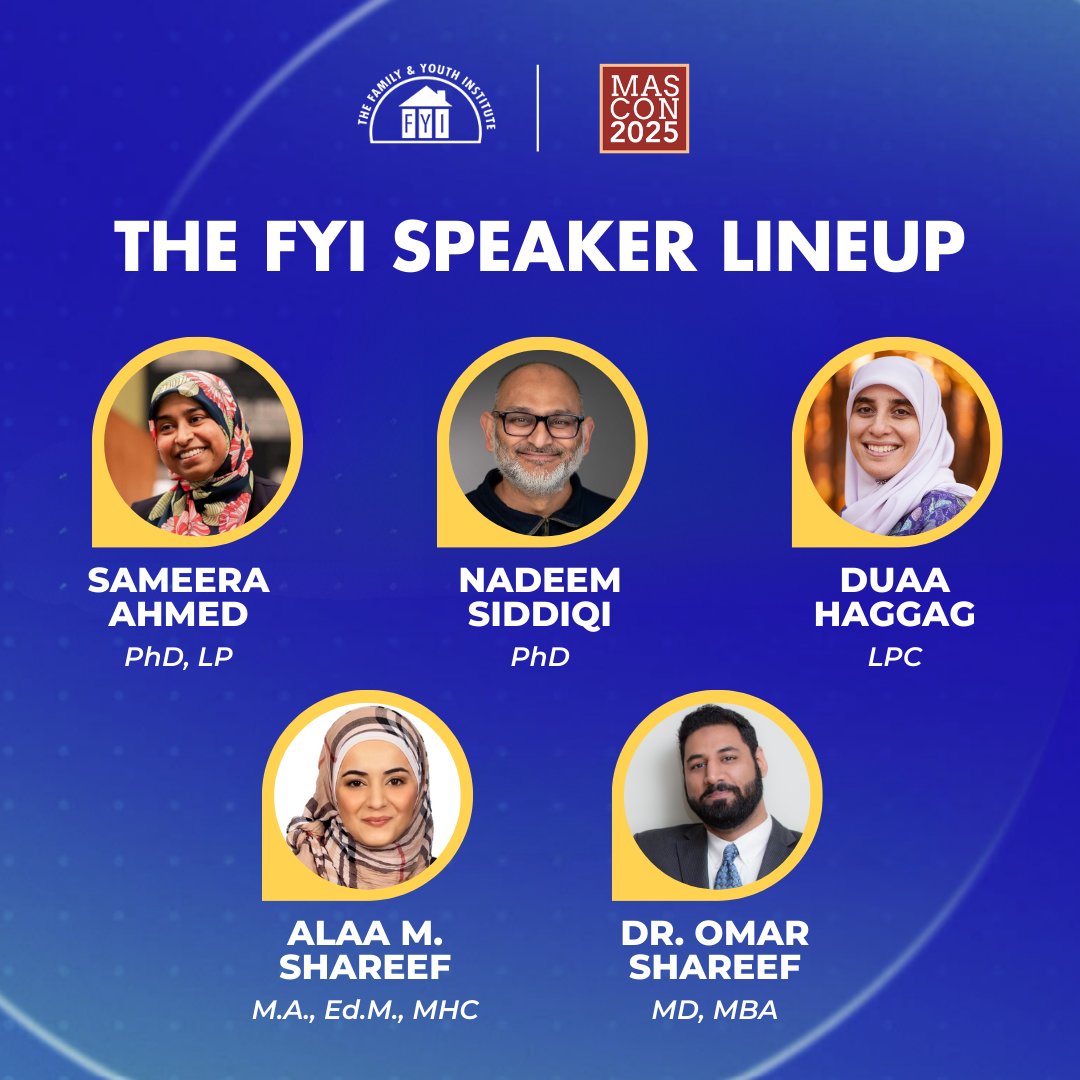 We’re excited to share that The FYI team will be speaking at MAS Con 2025! Be on the lookout for their specific sessions in our upcoming posts.

📅 Register now and join us at MAS Con 2025! masconvention.org

#TheFYI #MASCON2025 #MentalHealth #Convention #Chicago #Event