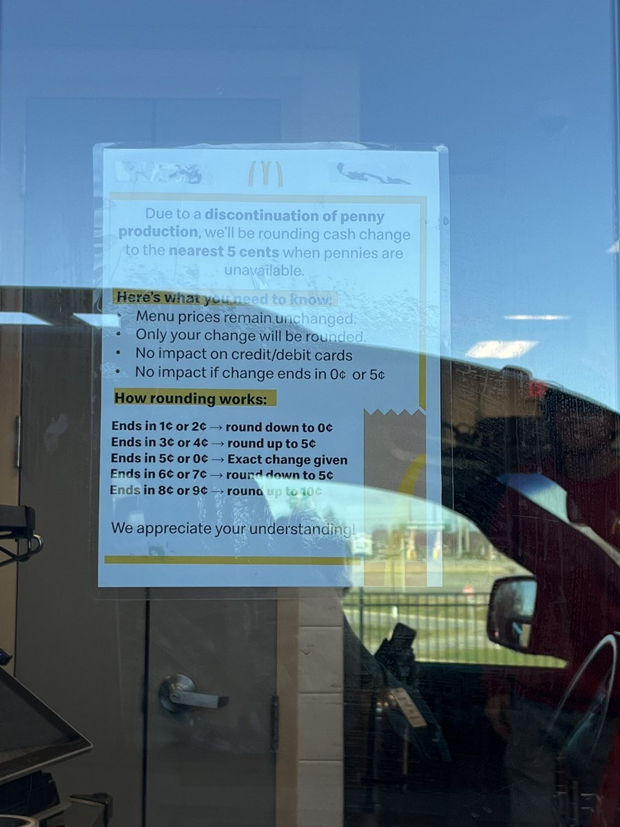 Penny adjustment has started 🍔🍟🥤💰