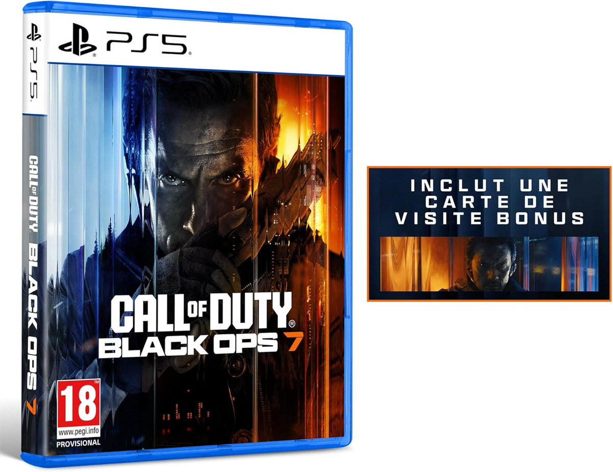 le_crocodeal's tweet image. Bon plan #CallofDuty #PS5 : le jeu Call of Duty - Black Ops 7 pour console PlayStation 5 est en promo à 44,99€ sur Amazon (via offre éclair, 70% du stock déjà vendu).

⚡️ Lien affilié : amzn.to/48AMmwJ #publicité