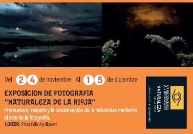 Ya puedes ver hasta el 15 de diciembre en el Paseo la espectacular exposición sobre fotografía del Medio Ambiente de La Rioja que recoge en grandes paneles las fotografías dl concurso que organiza el Gobierno de La Rioja: larioja.org/medio-ambiente…