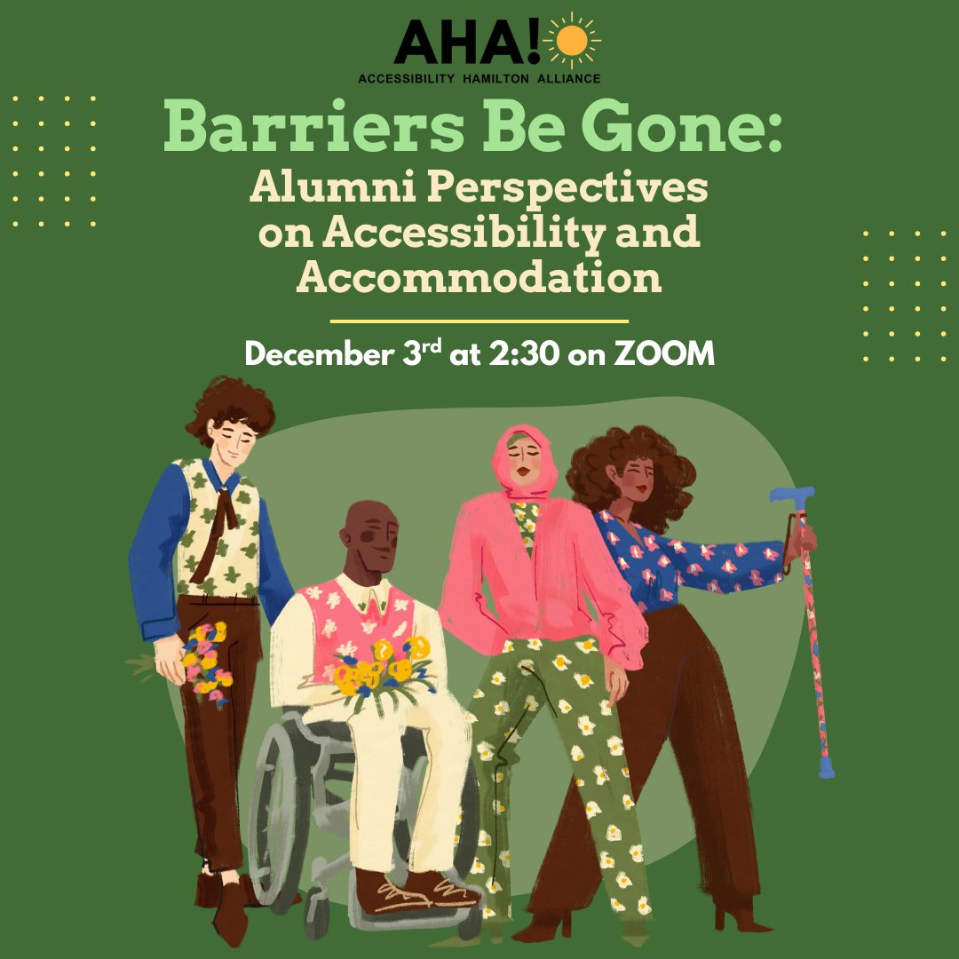 Accessibility Hamilton Alliance tweet media