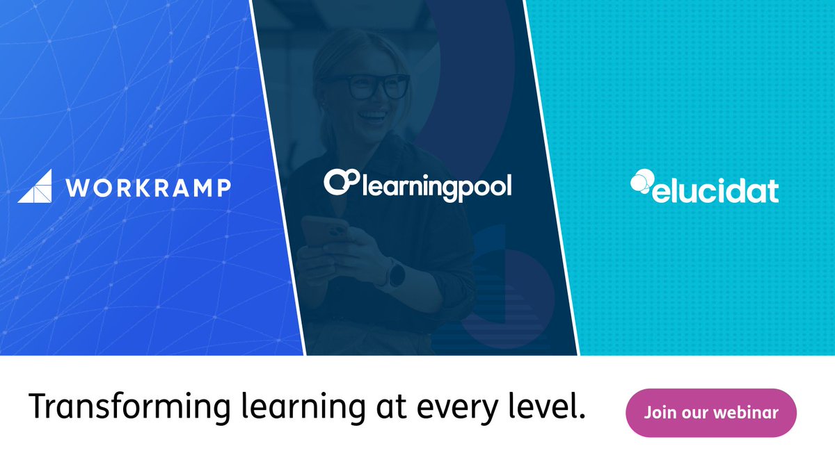 LearningPool's tweet image. Transform learning at every level. 🚀
Join Learning Pool, WorkRamp &amp;amp; Elucidat on 09 Dec 2025 | 4 PM GMT to explore the first end-to-end learning ecosystem + AI insights that boost performance.

👉 Register: hubs.ly/Q03VZ3xB0

#LearningEcosystem  #AIinLearning