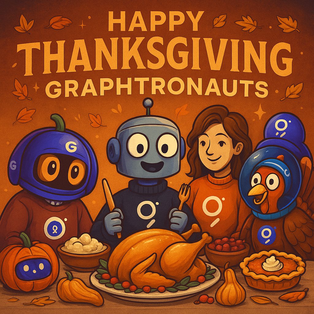 graphtronauts_c's tweet image. Happy Thanksgiving, Graphtronauts! 🦃💙
Thankful for this community, the builders, the dreamers and the data that powers it all.
Here’s to another year of indexing, exploring, and lifting each other up.
#TheGraph