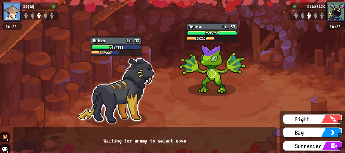 Zejacquez's tweet image. First match up with a top 3 PVP @spellbornegame player and came close to taking them down 🤠 few things to improve on and we&apos;ll be on track for top 10 🚀 

@SoulSnatchGuild #SpellborneCreate