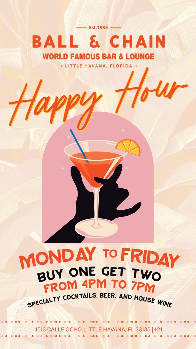 BallAndChainBar's tweet photo. TODAY: #LiveMusic noon to 9 p.m., #HappyHour 4 to 7, #Karaoke 6 to 9, then #SaborWednesday with the Mandy y La Clave Quartet + a FREE #SalsaClass, 9
TOMORROW: Thanksgiving #SalsaNight ft. @DJElRusso, 8 and a FREE #SalsaLesson, 9
#supportlocal https://t.co/kBdwIKSopr
πππ¦ https://t.co/XvvXjmUqFc