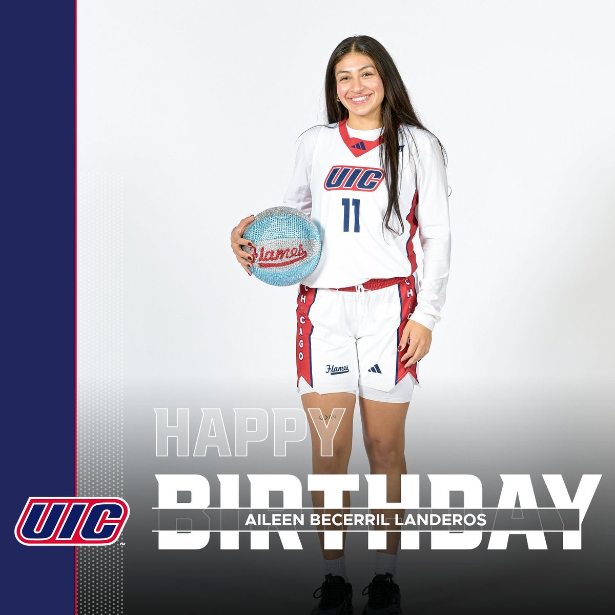 UIC_WBB's tweet image. Flames fans, Please help us wish Aileen Becerril Landeros a very Happy Birthday! We hope you enjoy your special day! 🥳🔥 @AileenBecerril