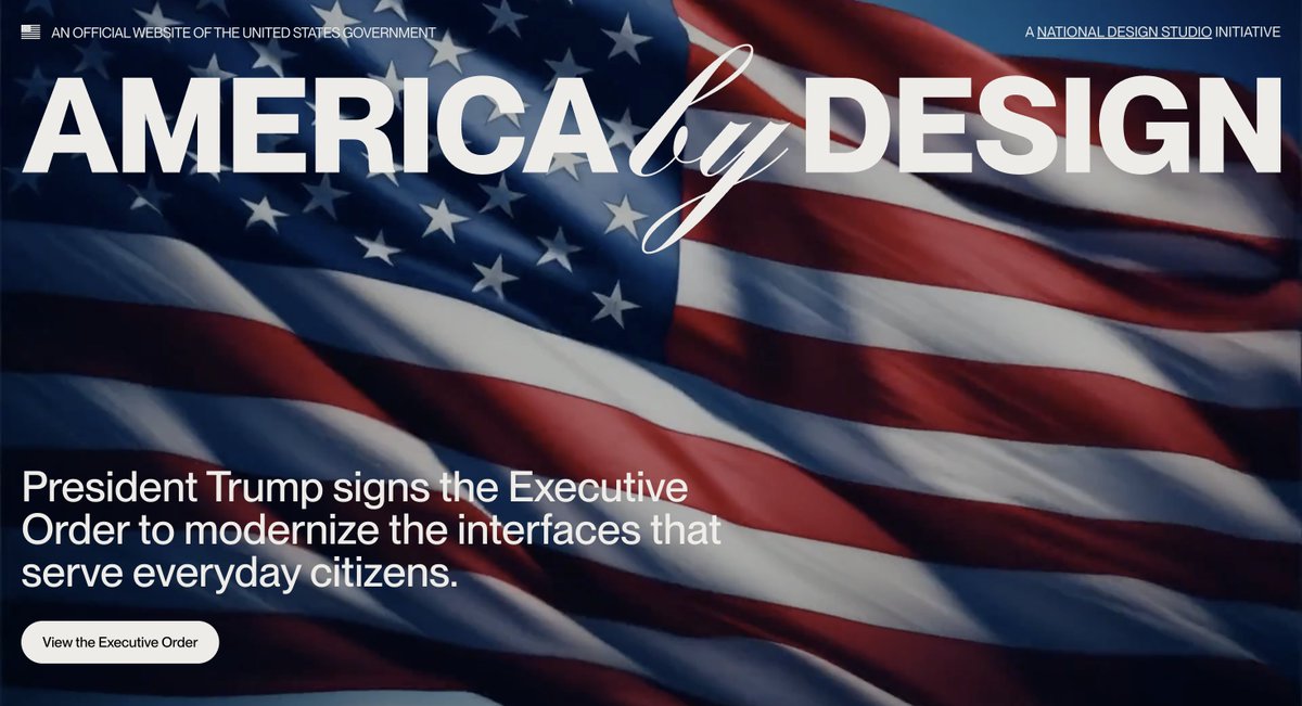 pavelprata's tweet image. Being a design freak for life, this is really awesome!

Now the US has its own &quot;National Design Studio&quot;: ndstudio.gov