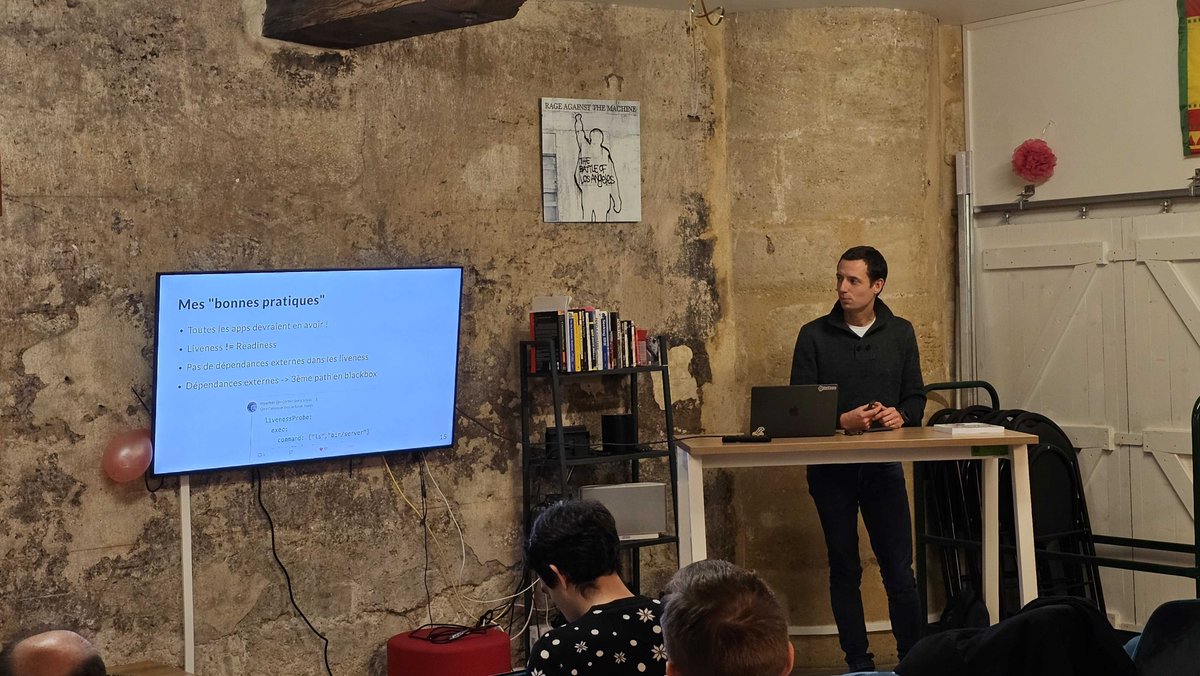 DeezerDevs's tweet image. Thank you for the big turnout last night at our Bordeaux office for the @cncfbdx meetup! 
We hope you enjoyed the presentations and discussions as much as we did 🤩

📸 Until next time, here are a few pictures of the event, courtesy of @LePotiBlagueur 🙌