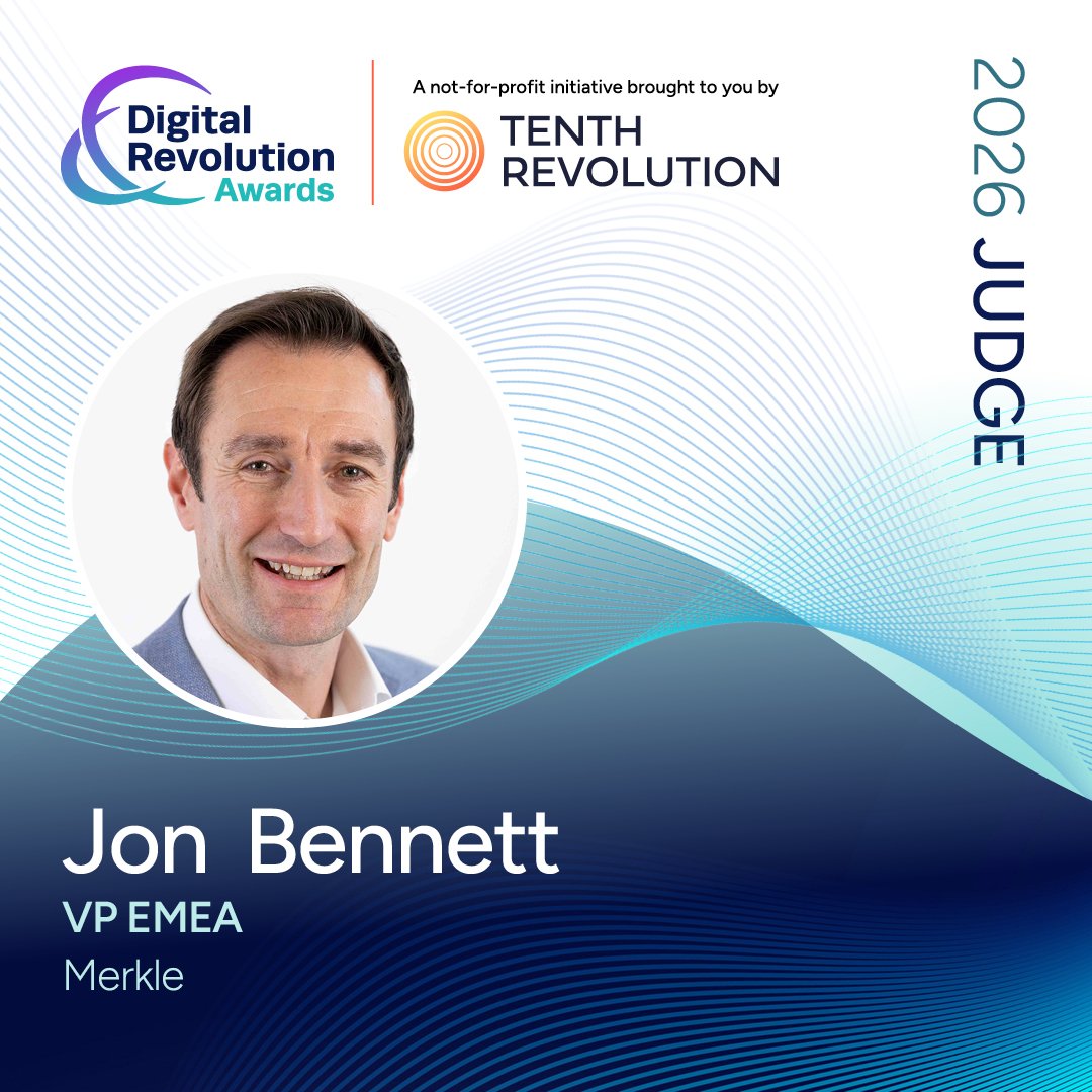 DigitalRevAward's tweet image. 🟣 Round 5 Judges! Meet the newest UK Digital Revolution Awards 2026 experts:

Dina Elsokari (Databricks)
Jon Bennett (Merkle)
Mike Calverley (Charlie Bighams)
Tom Greed (AWS)

Deadline Dec 1! Nominate now: eu1.hubs.ly/H0p_dqZ0
#DigitalRevAwards #TechAwards #TRG #TechForGood