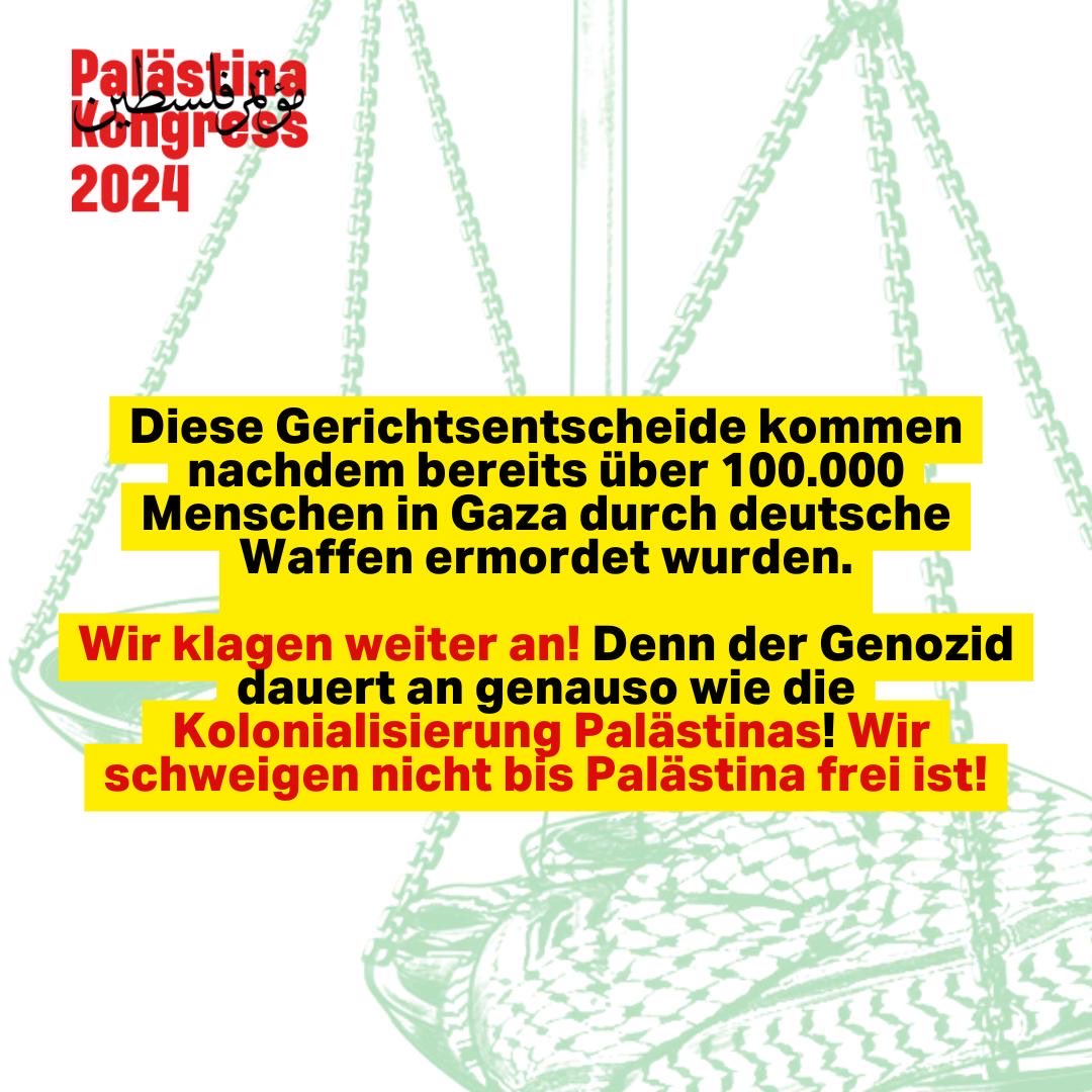 wirklagenan's tweet image. Das Berliner Gericht hat heute entschieden: Die Auflösung sowie das Verbot des Palästina Kongresses waren rechtswidrig! 🇵🇸🇵🇸🇵🇸