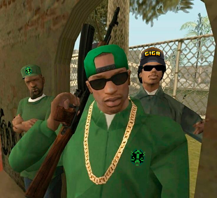 youkai_style's tweet photo. me with my foxgroove bros are going to draw a big green penis at the @playgigaverse conquest event 

we have power, we have @0xDith https://t.co/tZFKQj8Z6l