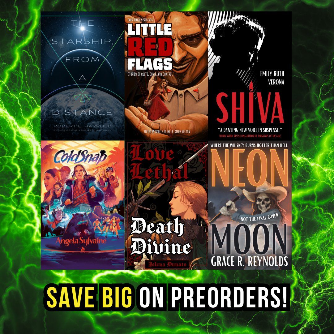 dark_matter_mag's tweet image. It&apos;s Thanksgiving weekend, which means it&apos;s time for another Dark Matter BLACK FRIDAY SALE! Now through November 30, EVERY SINGLE PAPERBACK on our website is on sale! Enjoy discounts up to 45% OFF, including all active preorders, and $9.99 signed copies! No coupon code required!…