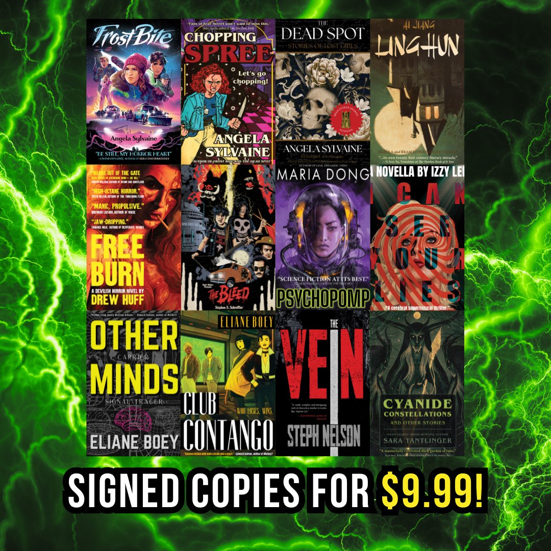 dark_matter_mag's tweet image. It&apos;s Thanksgiving weekend, which means it&apos;s time for another Dark Matter BLACK FRIDAY SALE! Now through November 30, EVERY SINGLE PAPERBACK on our website is on sale! Enjoy discounts up to 45% OFF, including all active preorders, and $9.99 signed copies! No coupon code required!…