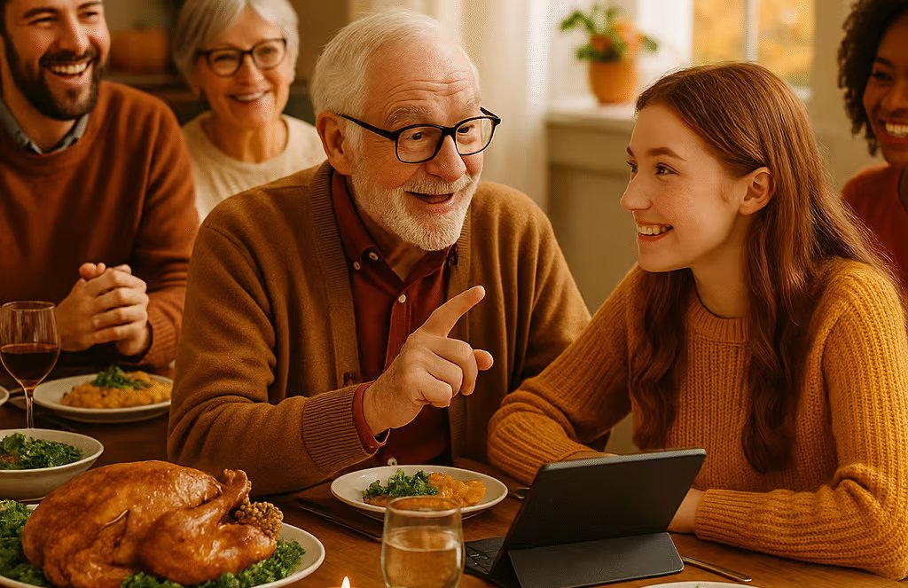Grandpa, Gravy, and Generative AI: How One Thanksgiving Turned Into a College Search

At Thanksgiving, a grandpa suggests using AI for his granddaughter’s college search, sparking fun, connection, and a more thoughtful exploration.

edcircuit.com/grandpa-gravy-…