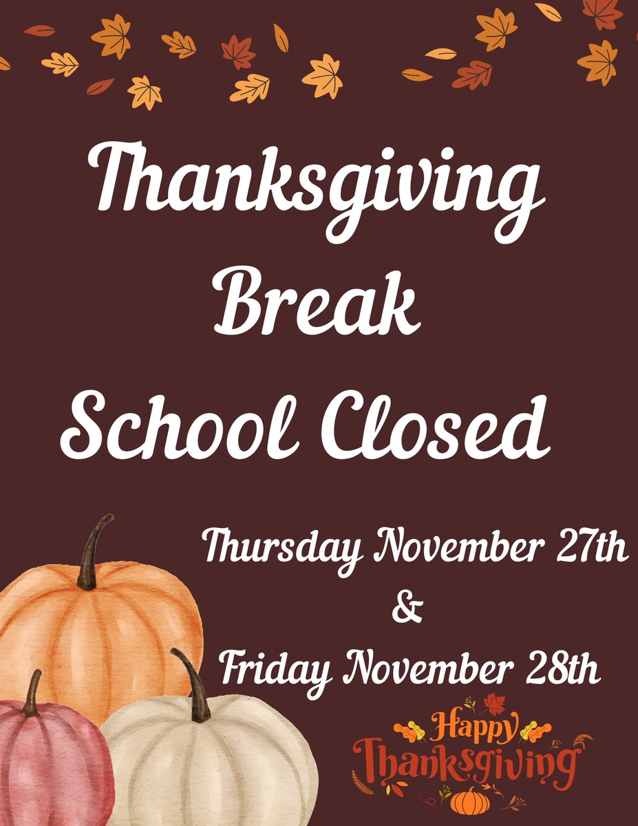 Wishing our PS 213 Community a very Happy Thanksgiving Break 🤎🧡💛
<a href="/D26Team/">District 26</a> <a href="/PCDistrict26/">Presidents’CouncilDistrict26</a> <a href="/NYCSchools/">NYC Public Schools</a> <a href="/DOEChancellor/">Chancellor Melissa Aviles-Ramos</a>