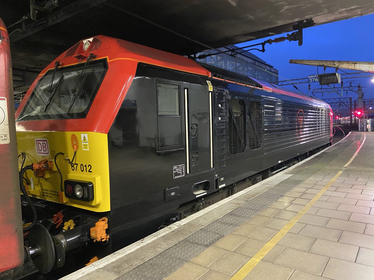 TraceyDagley's tweet image. I’m being Loco hauled to Stockport #TfW