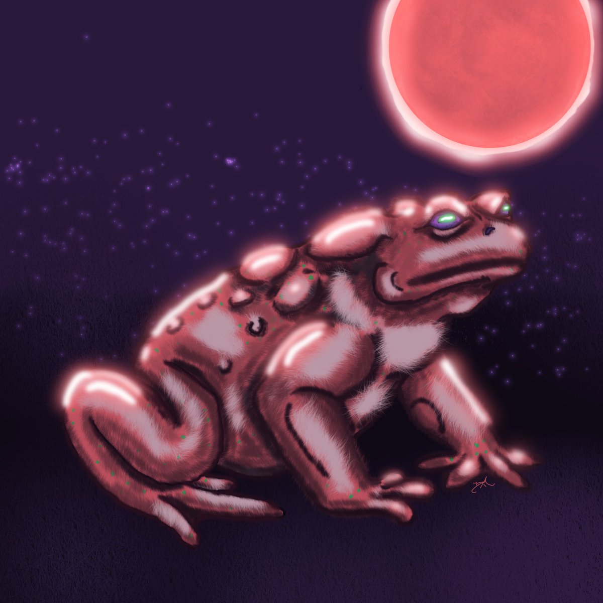 Finished piece 
Fury toad 🐸